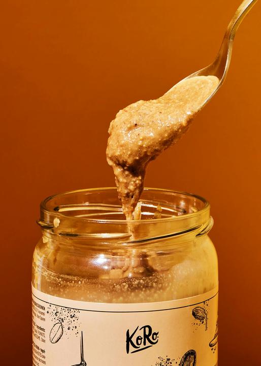 Actual product image KoRo Peanut cream made from roasted and caramelised peanut kernels with sea salt (500 g)