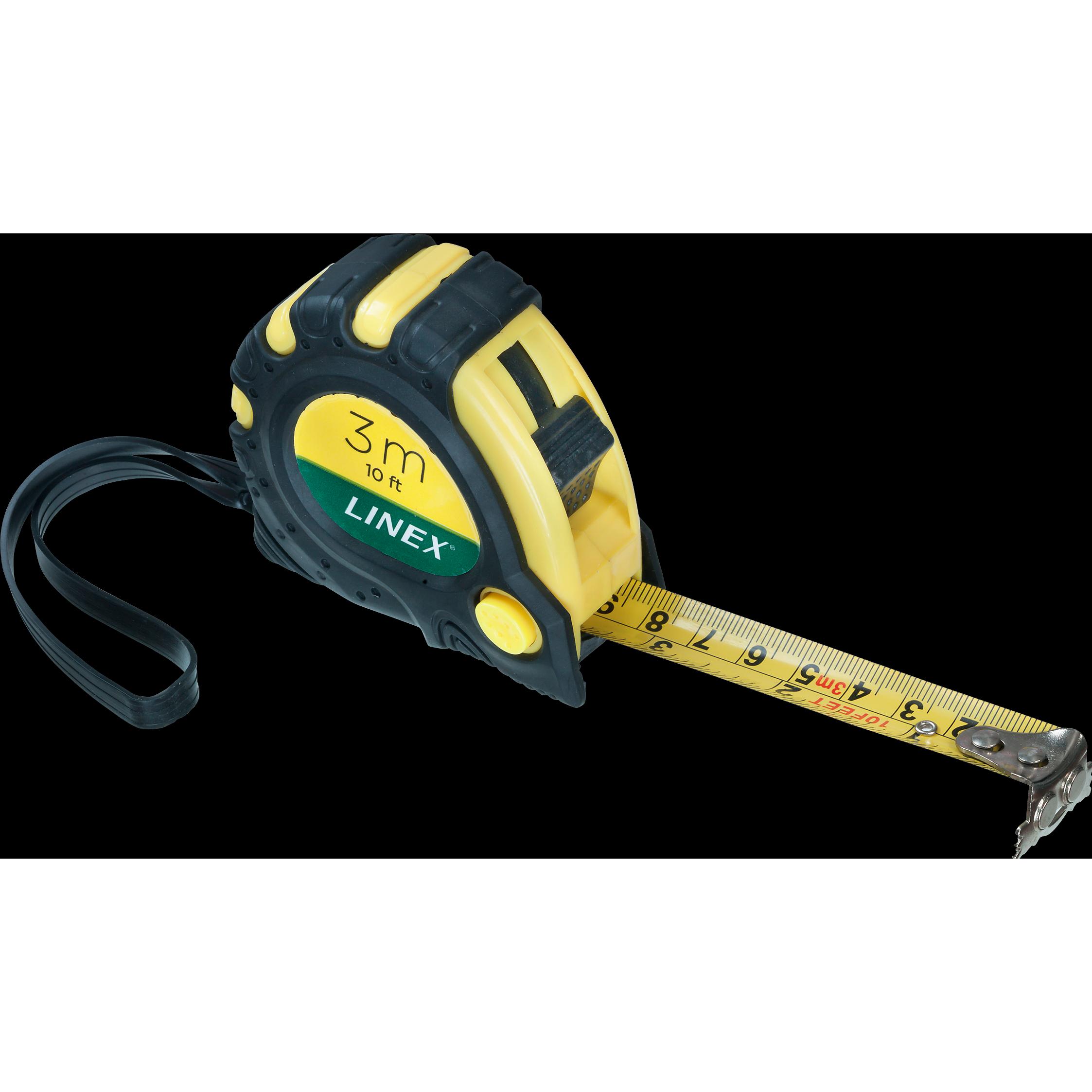 Linex, Längenmesswerkzeug, Massband 3m (mm, Zoll)
