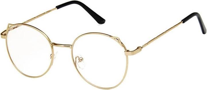 Image du produit JTI Lunettes anti-lumière bleue, oreilles de chat - Or