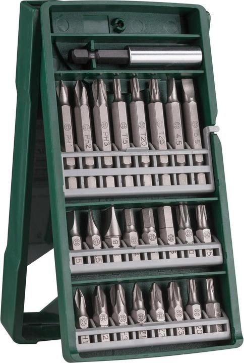 Bosch Zubehör Mini-X-Line-Schrauberbit-Set, 25-teilig (4.5, T 15/20/25/30, C 6.3, E 6.3, PH, TX)