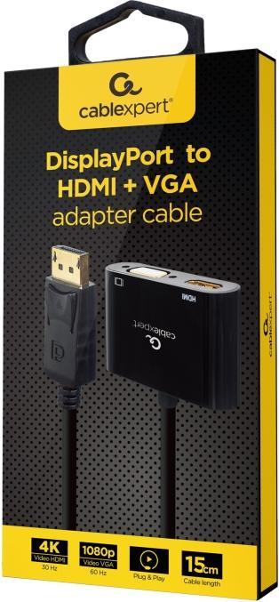Produktbild Gembird DisplayPort male to HDMI female (HDMI, VGA, 10 cm)