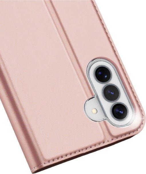 Produktbild Dux Ducis Samsung Galaxy A57 5G Wallet Cover Stand Card Holder – Pink (Samsung Galaxy A57)