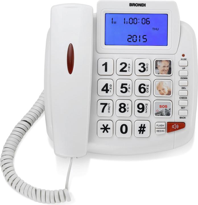 Produktbild Brondi Bravo 90 Analoges Telefon Anrufer-Identifikation