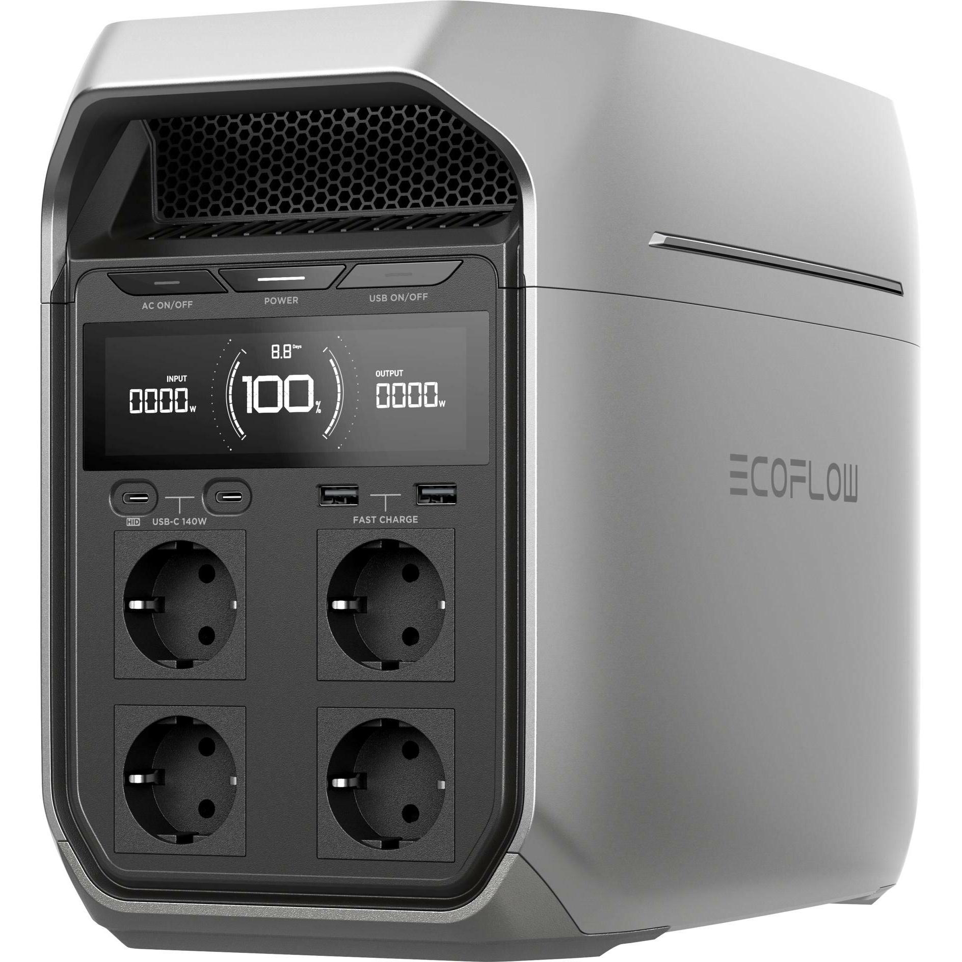 EcoFlow, Power Station, Delta 3 Plus (1024 Wh, 12.50 kg)