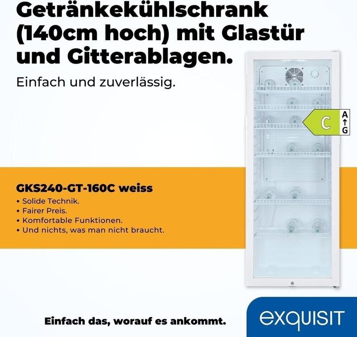 Produktbild Exquisit EXQ GKS240-GT-160C (237 l)