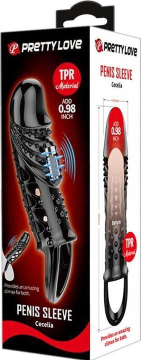 Actual product image Pretty Love Cecelia Penis Lingerie Black