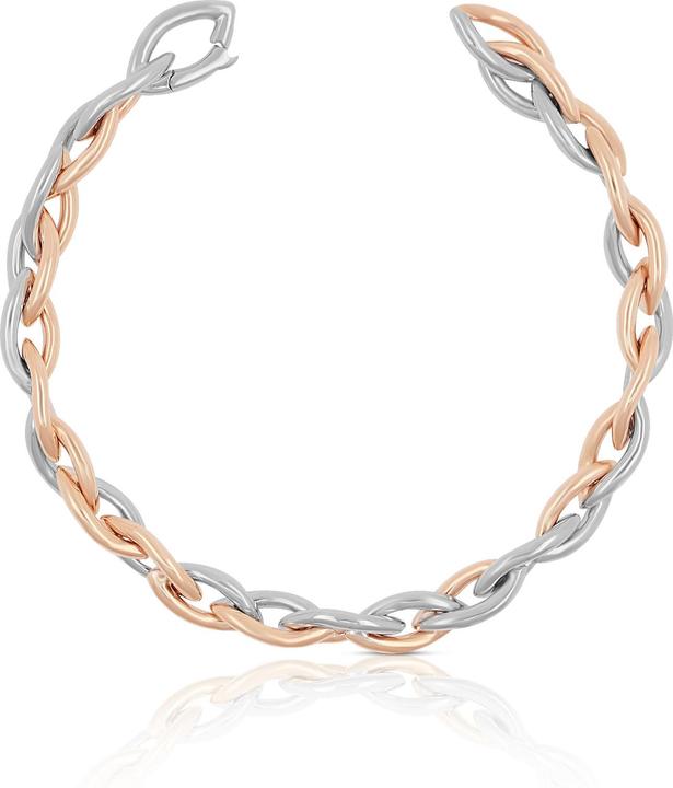 Produktbild Muau Navette (20 cm, 750, Rotgold, 18K Weissgold)