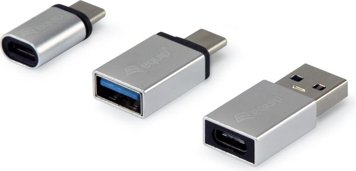 Immagine prodotto equip Adattatore OTG 3-pack (USB-C, USB-A, 10 cm)