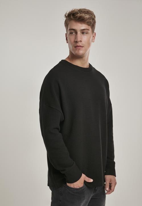 Actual product image Urban Classics Cut On Sleeve Naps Interlock Crew (M)