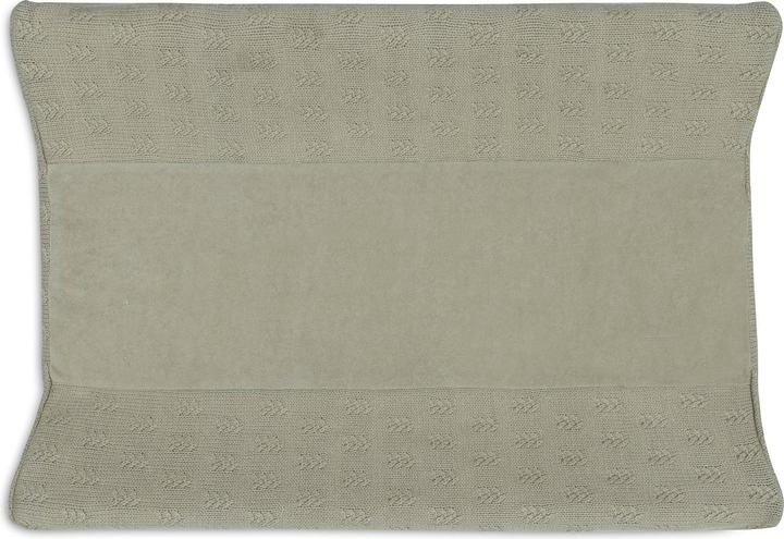 Produktbild Jollein - Aankleedkussenhoes 50x70cm - Zachte Hoes Baby Aankleedkussen - Grain Knit - Olive Green (50 x 70 cm)