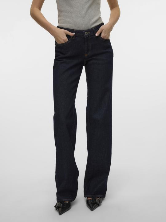 Image du produit Vero Moda VMVANESSA Niedrige Taille Weiter Beinschnitt Jeans Weit geschnitten (W30/L30)
