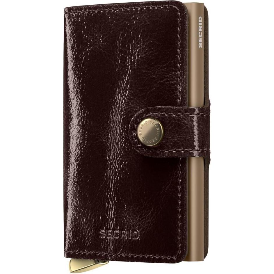 Secrid, Vrouwen, Portemonnee, Miniwallet Naplak+ Cardholder, brown, Bruin