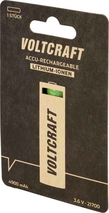 Produktbild Voltcraft Spezial-Akku 21700 Flat-Top (1 Stk., 21700, 4900 mAh)