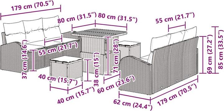 Produktbild vidaXL Darian
