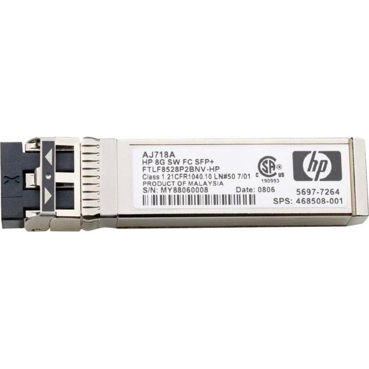 HPE Ricetrasmettitore SFP+ a corto raggio MDS 9000 FC, Ricetrasmettitore