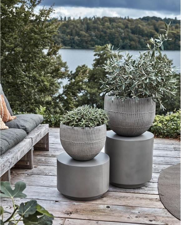 Image du produit Outdoor Blumentopf, HDBrave, Grau