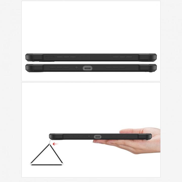 Actual product image Dux Ducis Toby Armored Flip Smart Case for Oppo Pad with pen holder, black (Oppo Pad SE)