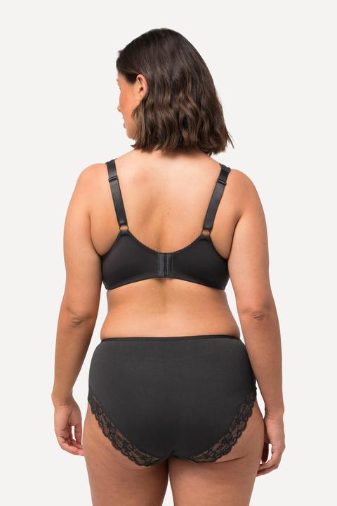 Actual product image Ulla Popken Lace Trim Underwire Bra (Single pack, 85 D)