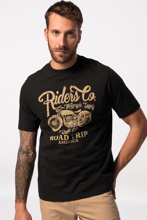 Produktbild JP1880 T-Shirt, Halbarm, Motorrad-Print, Rundhals (L)
