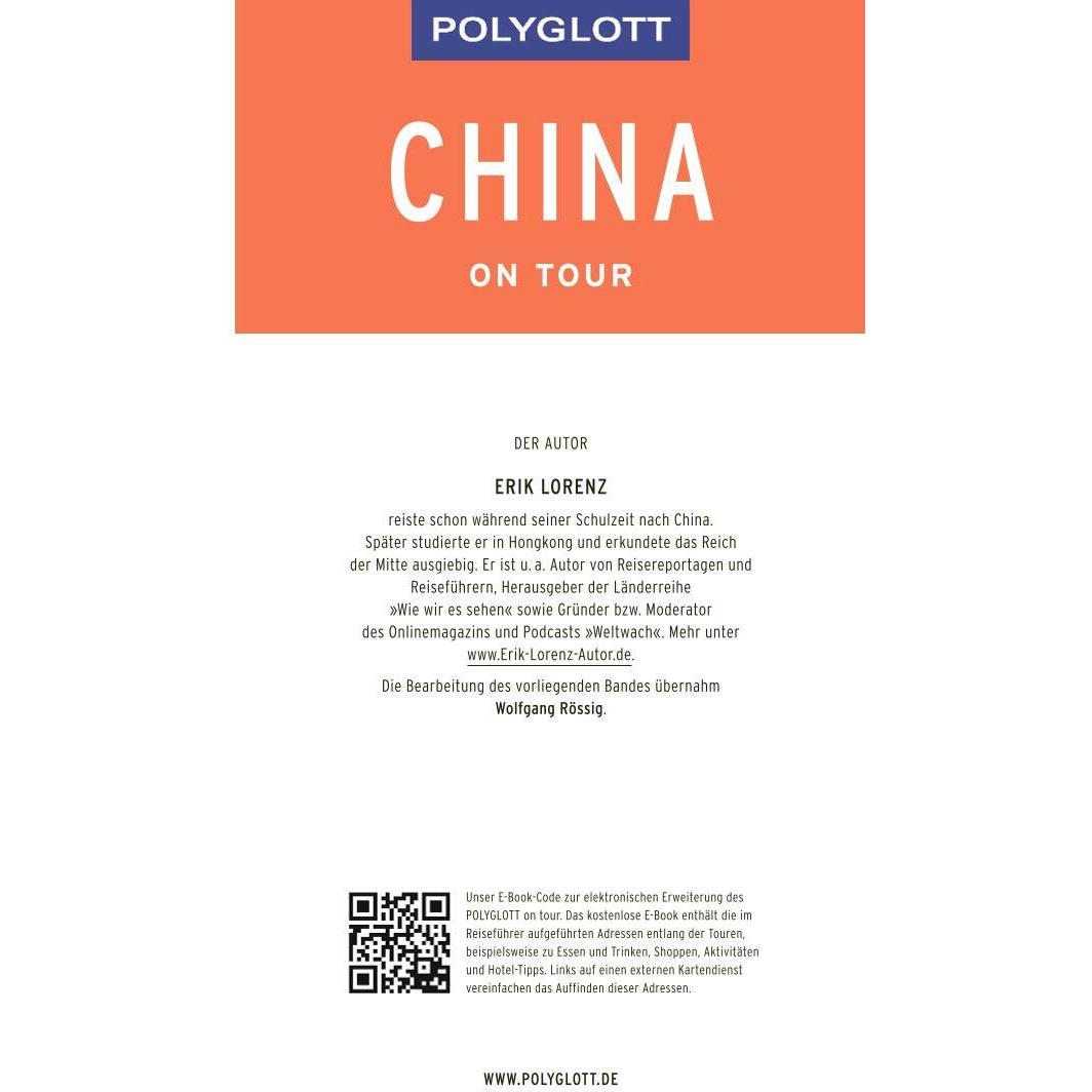 Thumbnail - on tour Reiseführer China, Ratgeber von Wolfgang Rössig