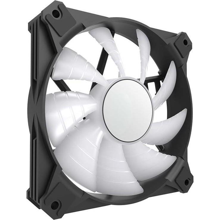 Thumbnail - Darkflash Tech INF8 ARGB Computer fan set 3in1 120x120 (black) (120 mm, 3 x), PC Lüfter, Schwarz