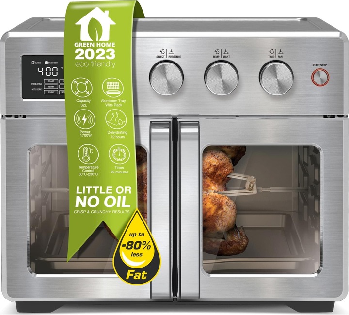 Immagine prodotto TurboTronic By Z-Line Forno ad aria calda e friggitrice 4in1