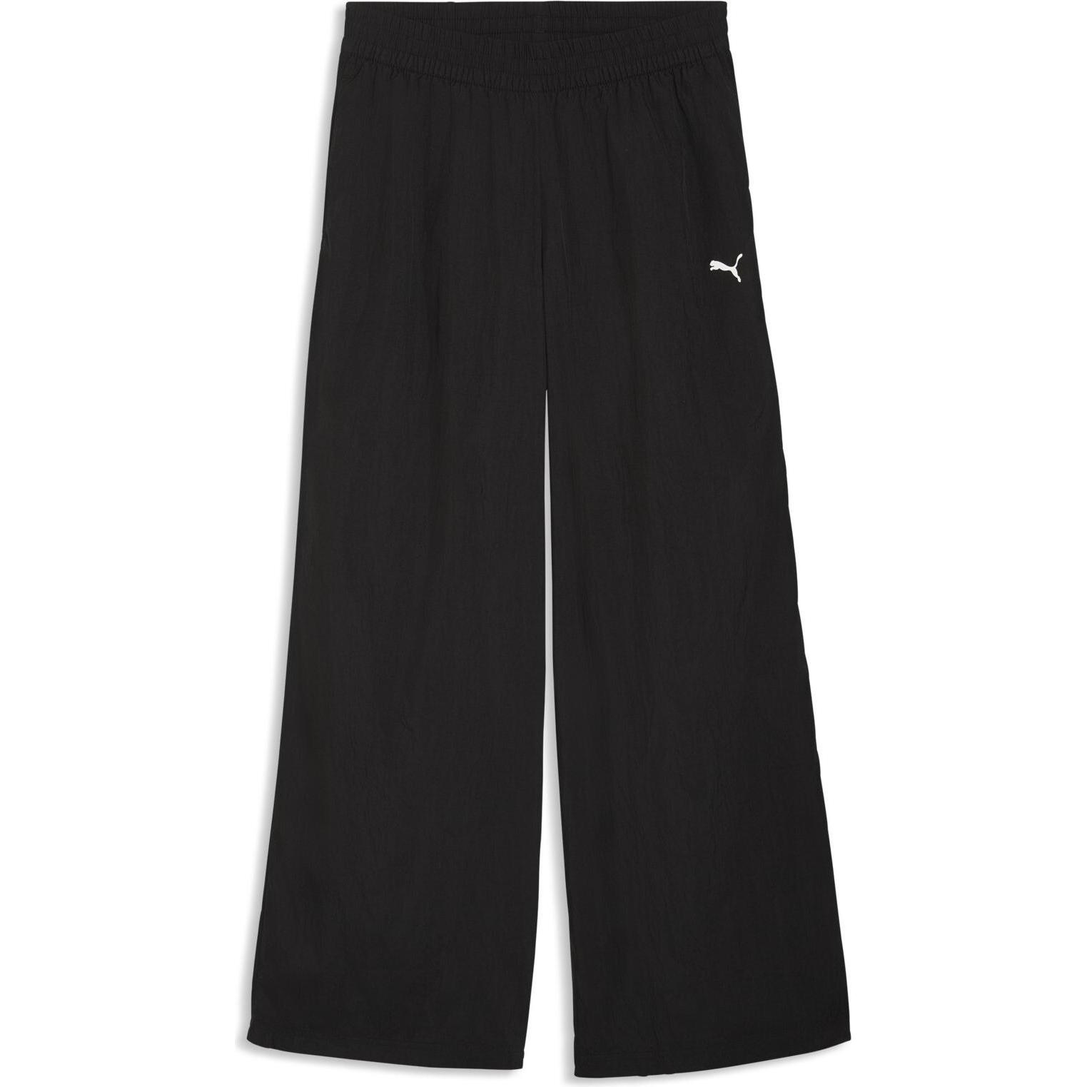 Puma, Donne, Pantaloni sportivi, SPORT Relaxed Woven Pants op (XL), Nero