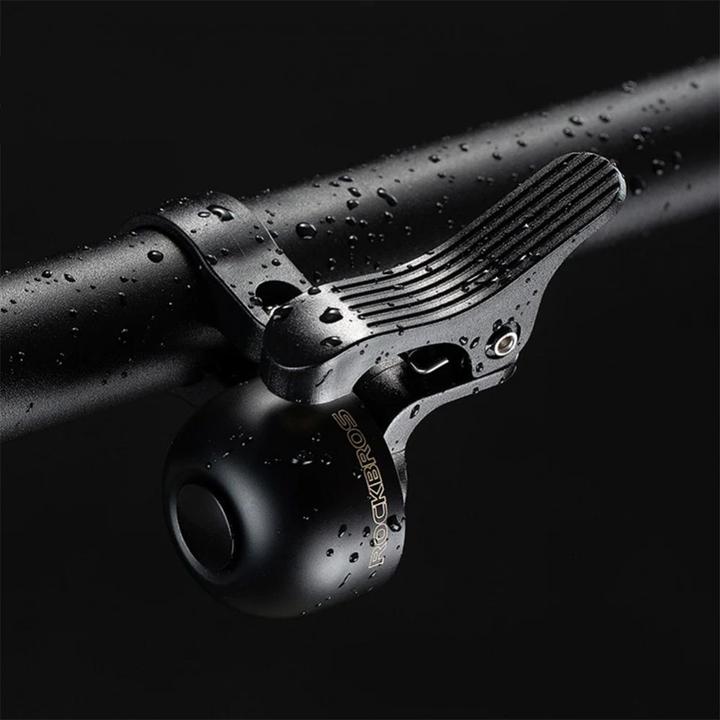 Produktbild Rockbros 34210007002 Fahrradklingel für die rechte Lenkerseite - Schwarz