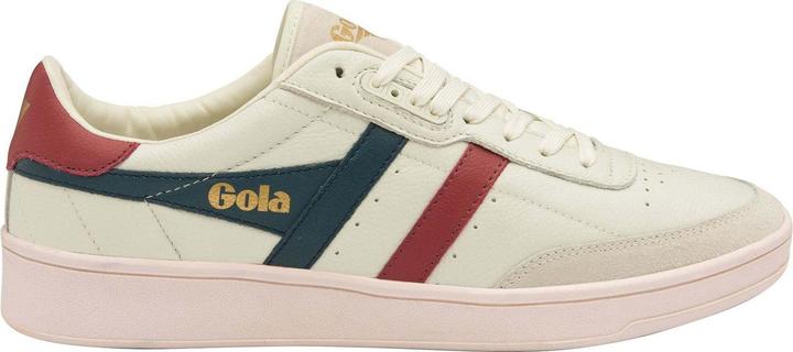 Blanc cassé, Bleu Vintage, Rouge profond