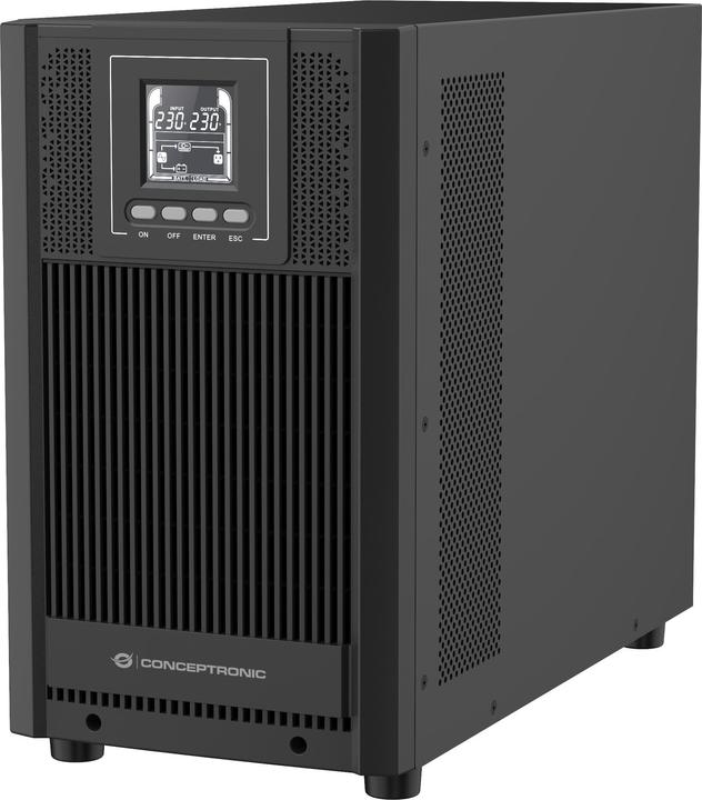 Produktbild Conceptronic ZEUS USV 3000VA Online UPS,IEC EPO Port (3000 VA, 2700 W, Online-Doppelwandler USV)