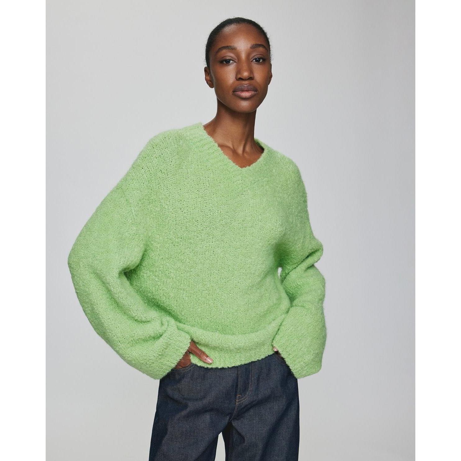 Thumbnail - Moss copenhagen, Damen, Pullover, Jilda, Grün, (W36/L38)