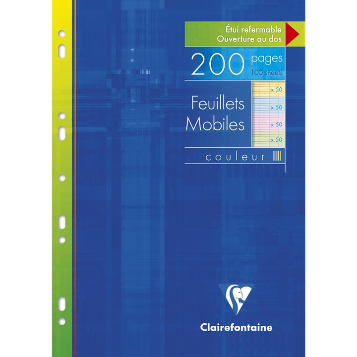 Image du produit Clairefontaine Inserts pour classeurs à anneaux CLF A4 lin. (A4, Quadrillé)