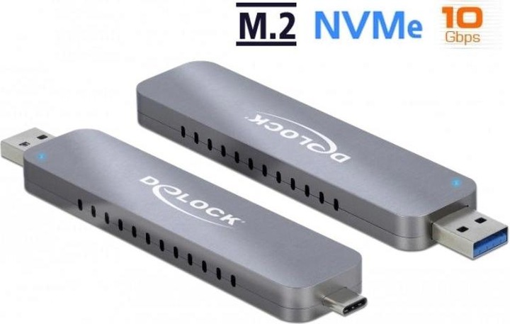 Immagine prodotto Delock Involucro esterno USB-A/C - NVME M.2 SSD (M.2 2280, M.2 2260, M.2 2242)