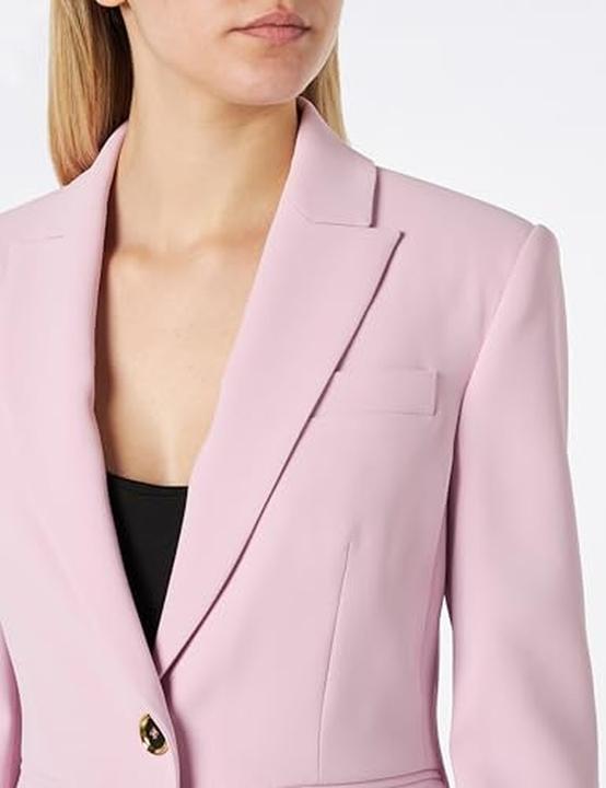 Actual product image Pinko Humahuaca Women's Crepe Stretch Jacket with Metal Button (36)