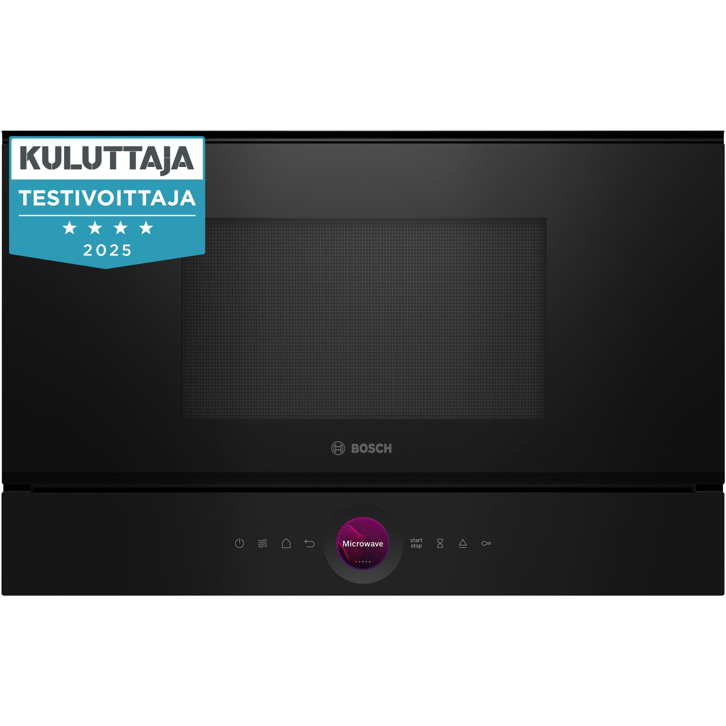 Bosch Hausgeräte Magnetron BFL7221B1, Ingebouwde magnetron, Zwart