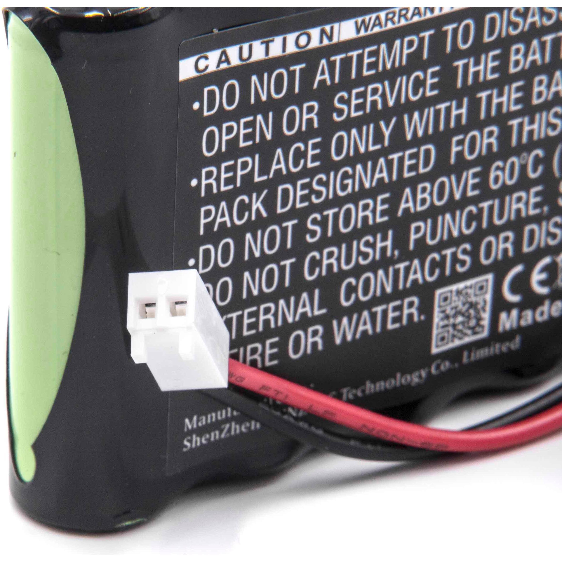 Thumbnail - XCell Medizintechnik-Akku als Ersatz für Globus BATT/110466 - 2000mAh, 7,2V, NiMH (1 Stk., 2000 mAh, Akku), Akku Ladeger...