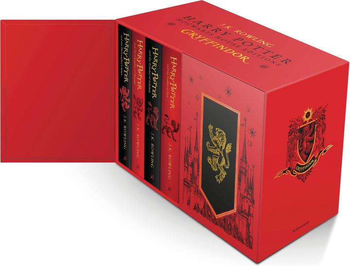 Harry Potter Gryffindor House Editions Hardback Box Set (Anglais, J.K. Rowling, 2021)