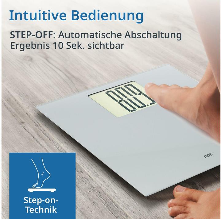 Immagine prodotto ADE Digitale Körperwaage mit grossem Display (200 kg)