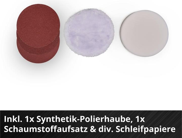 Actual product image Einhell CE-CP 18/180 Li E-Solo (Eccentric polisher, 0 W)