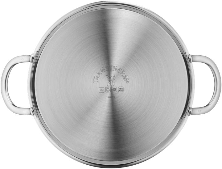 Immagine prodotto WMF Padella mini 18cm (718796021), acciaio inox, rivestimento antiaderente - PTFE (18 cm, Padella per friggere, Acciaio inossidabile)