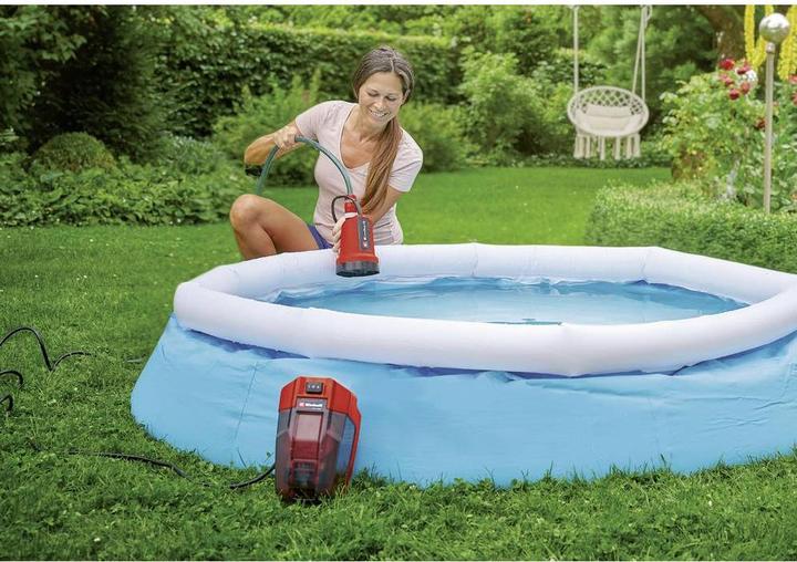 Immagine prodotto Einhell Batteria chiara pompa dell'acqua GE-SP 18 LL Li (1x4.0Ah) (Pompa da giardino)