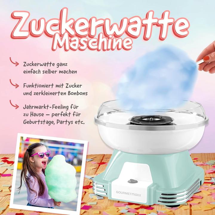 Produktbild Gourmetmaxx Zuckerwattemaschine Mint
