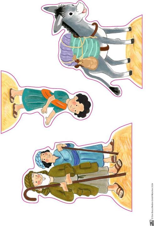 Actual product image Eselchen Zippora auf dem Weg nach Bethlehem. Eine Weihnachtsgeschichte für die Erzählschiene (German, Martina Helms-Pöschko, 2024)