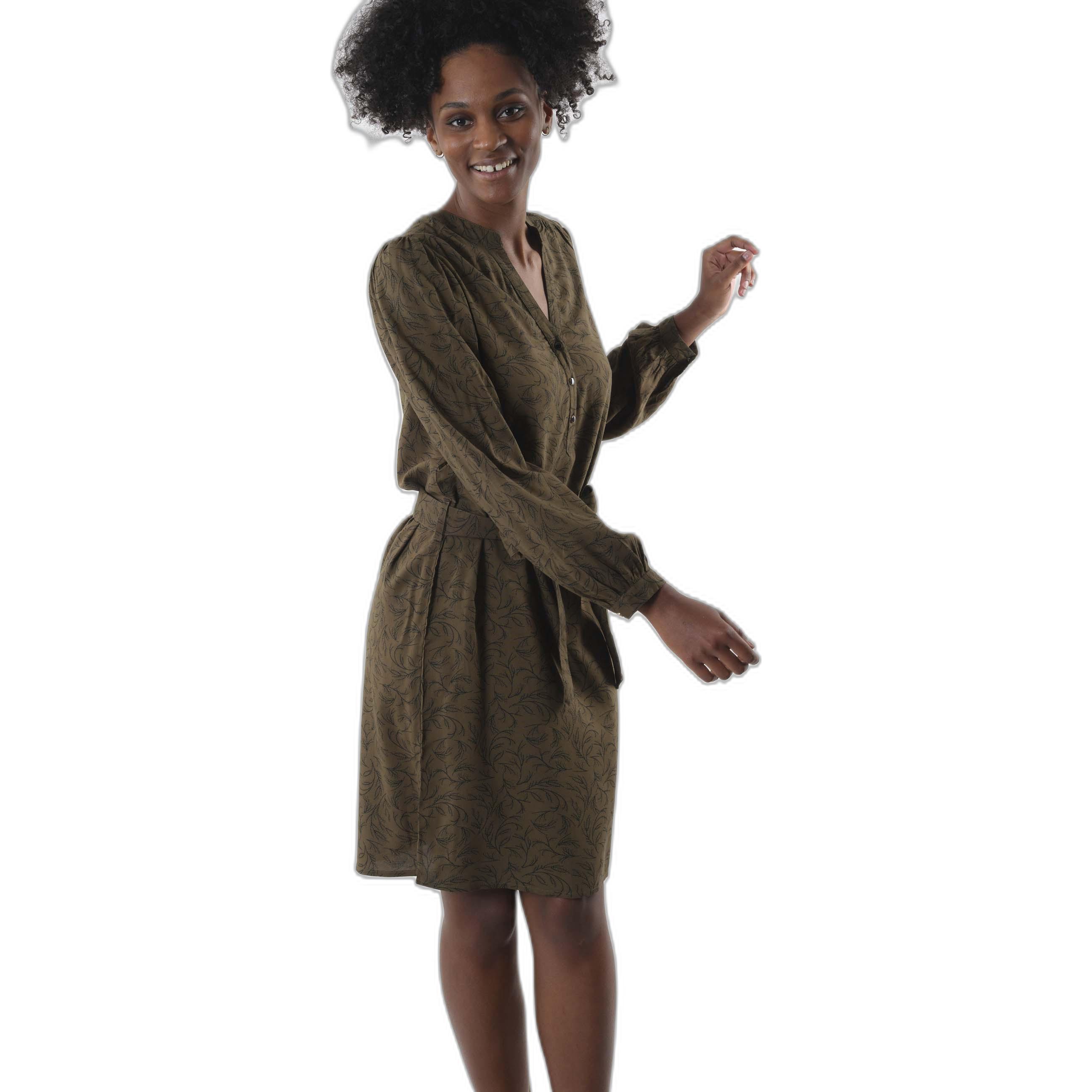 Deeluxe, Damen, Kleider, kleid damen ambre, Grün, (XL)