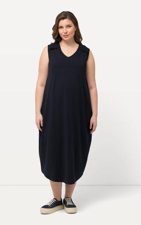 Produktbild Ulla Popken Bellieva-Kleid, Stillfunktion, Jersey, Wickeloptik, ärmellos (46, 48)