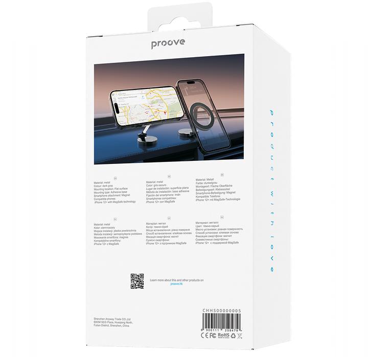 Immagine prodotto 4Kom Proove?ar Holder Hoop Stick-on Car Mount black