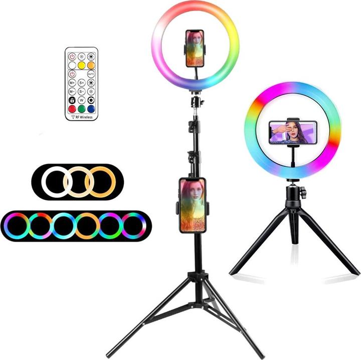 Produktbild Mozo Ringlampe MLM-RING-RGB LED 26cm (Ringleuchte)