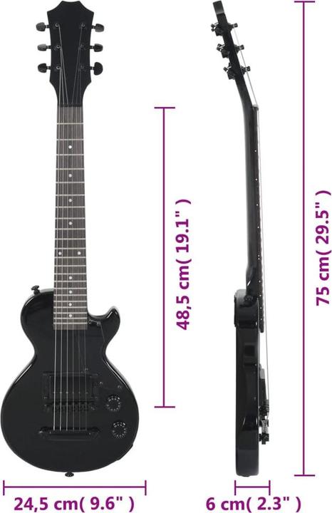 Image du produit vidaXL Lyov (Guitare électrique, Bouleau massif, Matériau à base de bois, Panneau composite)