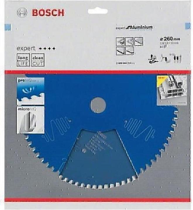 Actual product image Bosch Professional Zubehör Circular saw blade Expert for Aluminium, 260 x 30 x 2.8 mm, 80