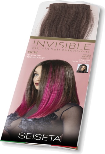 Produktbild Seiseta Invisible Clip-In Glatt 2 Dunkelbraun 50/55 cm (Dunkelbraun, 55 cm)